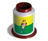 Linha PIPA 10 200J MINIKING VERMELHO 100% ALG TEX 90 c/30 dz