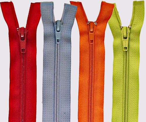 Ziper de Nylon Nº3-fino-fixo de 20 cm